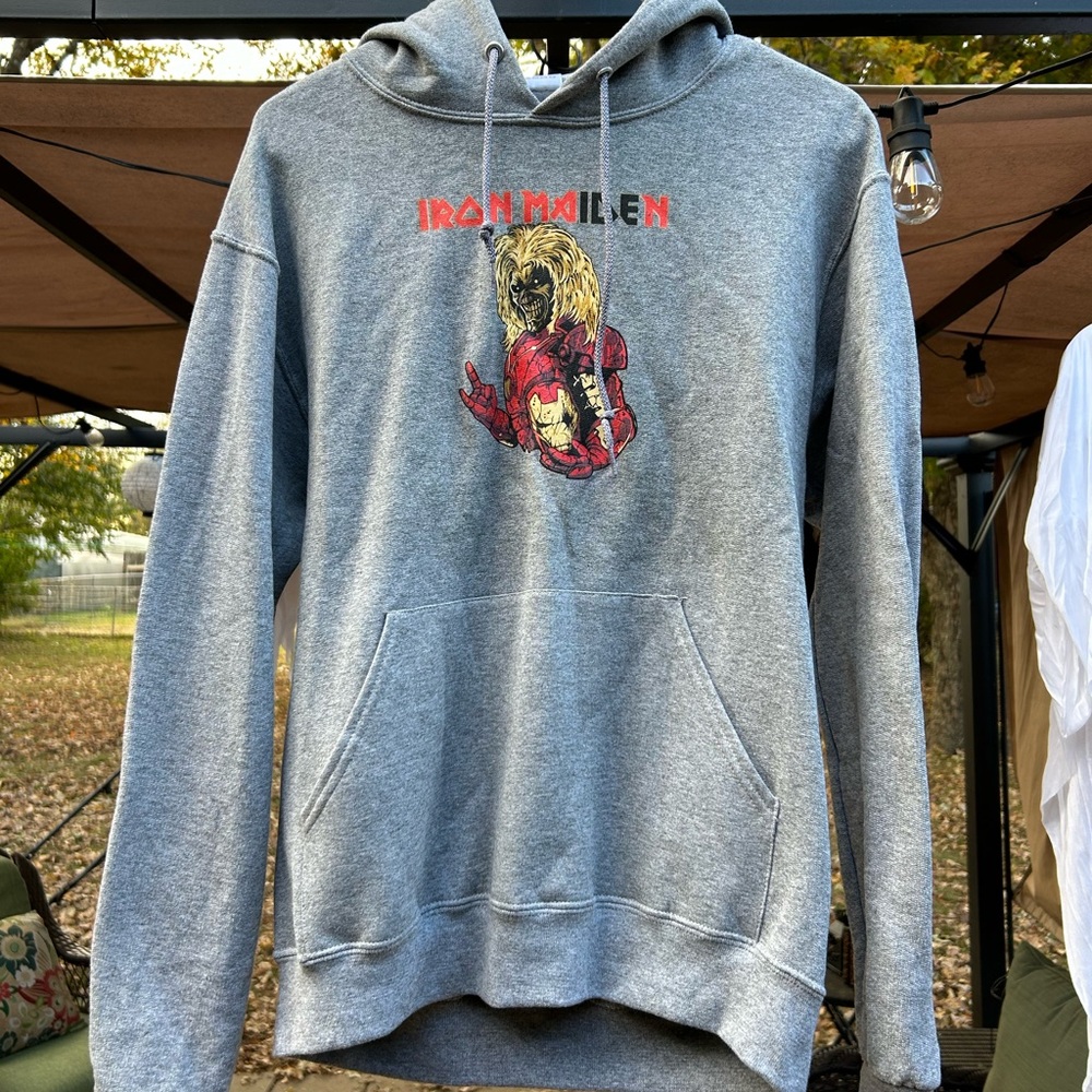 Iron Maiden Hoodie - 2016 Marvel Collab with Iron Man size small